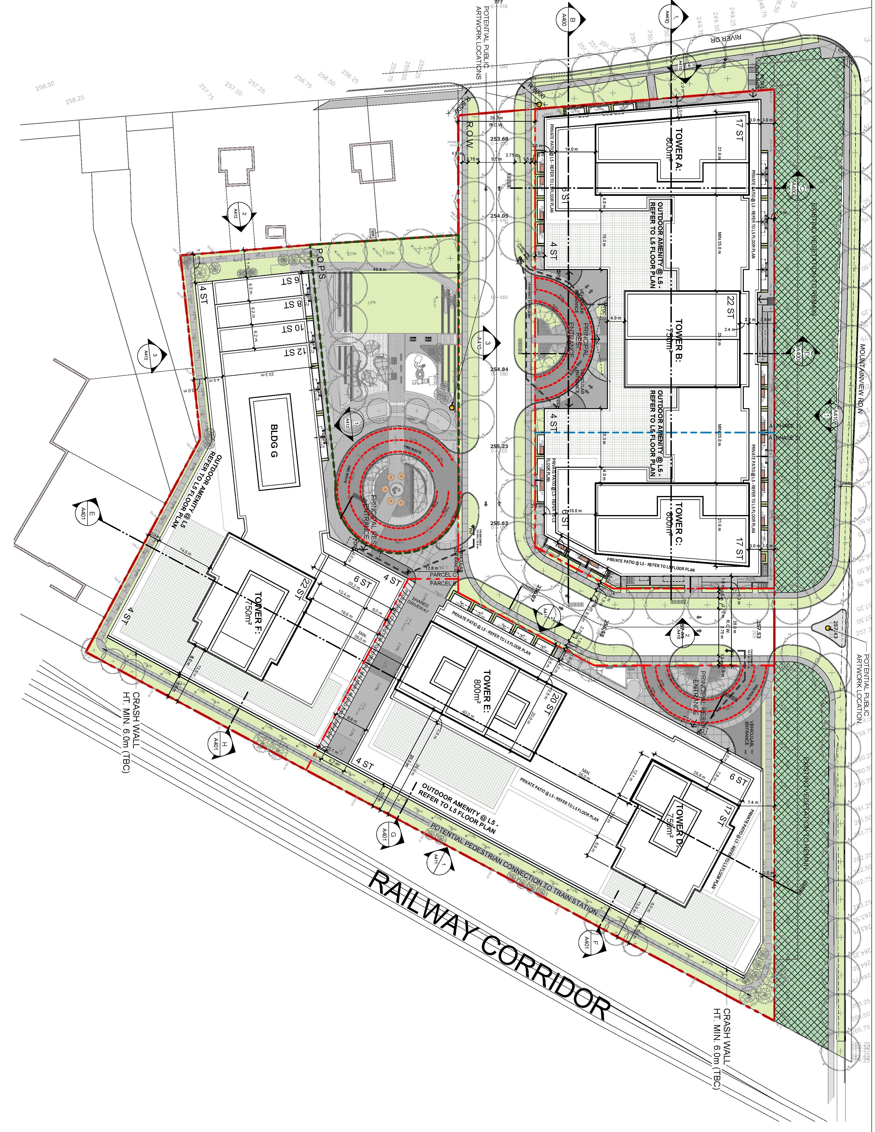 130 Mountainview Road North Site Plan