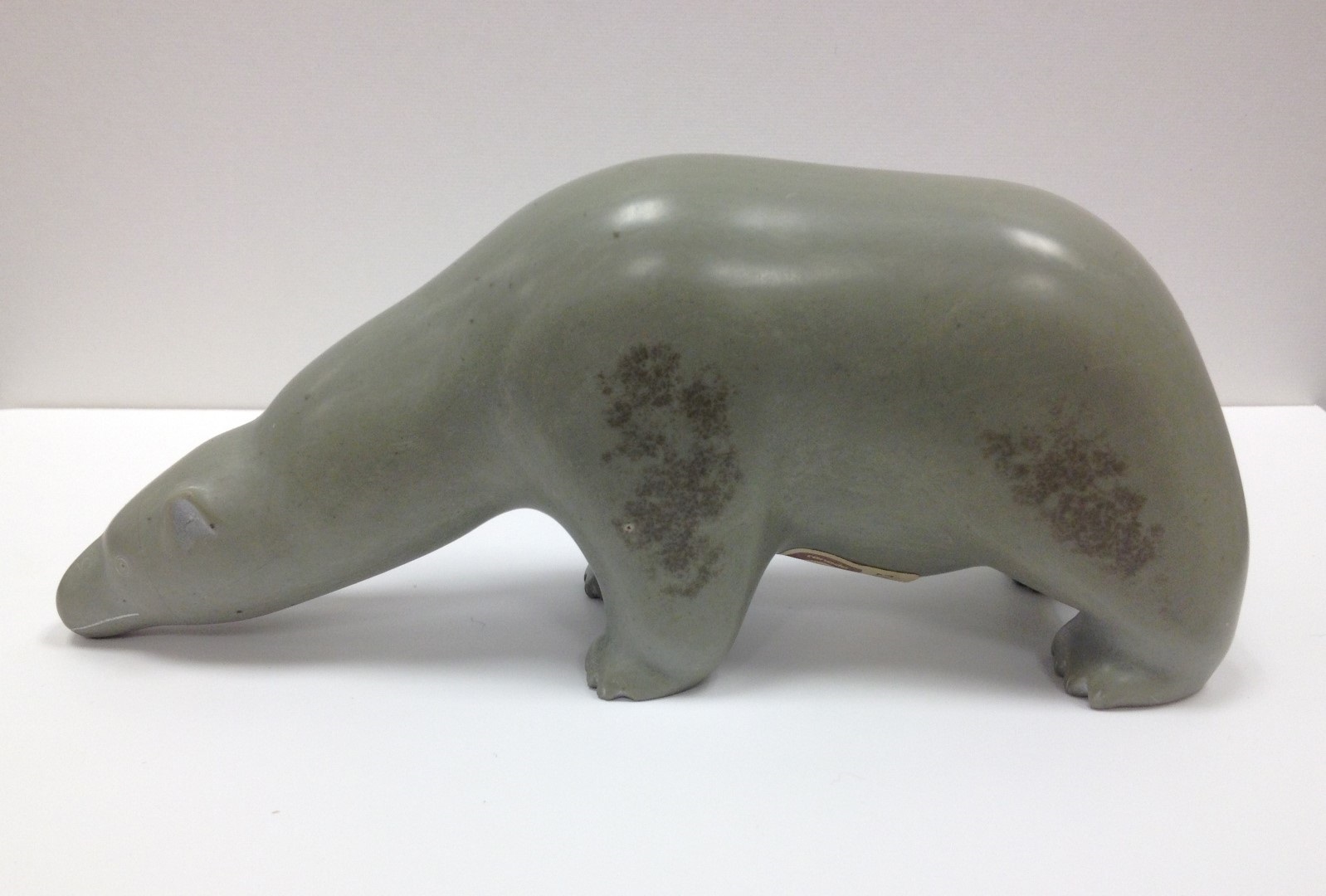 Soapstone sculpture of a polar bear
