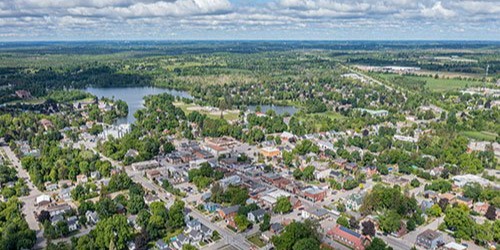 Aerial photo of Acton Ontario